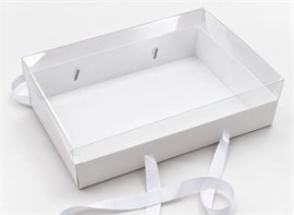 {{photo.Alt || photo.Description || '#159 Коробка для десерта белая 27х19х9,5 см.'}}