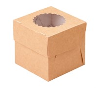 #74 Упаковка для кексов и маффинов ECO MUF 1 (100*100*110 мм)