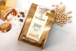 Шоколад белый GOLD с карамелью  30.4%, Callebaut 2.5 кг