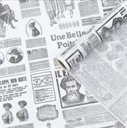 Бумага силиконизированная «Газета», 0,38 х 5 м