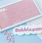 Штамп BUBBLEGUM - Uppercase, Lowercase, Numbers & Symbols Sweet-Stamp