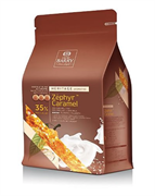 Белый шоколад с карамелью Zephyr Caramel 35%, Cacao Barry 2.5 кг