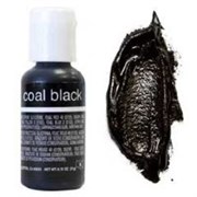 Гелевый краситель водорастворимый Черный уголь Coal Black, Chefmaster 20 г