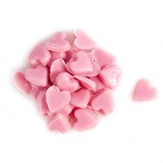 D78413. Украшение шоколадное Сердца розовые, 600г, Dobla