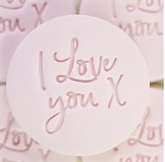 Штамп I Love You - Sweet Stamp Cookie/Cupcake Embosser