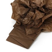 Бумага упаковочная тишью, Коричневая 50 х 66 см (10 листов)