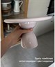 Тортовница керамическая  Сиреневая - фото 10500