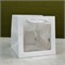Пакет подарочный с окном белый, 30х30х30 см. SHAM30303012White - фото 12608