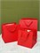 Пакет подарочный для коробок, Красный 25х25х25 см. AMN25252512Red - фото 12776
