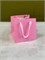 Пакет подарочный для коробок, розовый 21х21х21 см. AMN21212112Pink - фото 14249