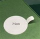 #178 Подложка под десерт пластик круг, белый 7.5 см  - фото 7057