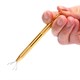Пинцет (ручка) для  украшений из нержавеющей стали 118 мм. - фото 9511